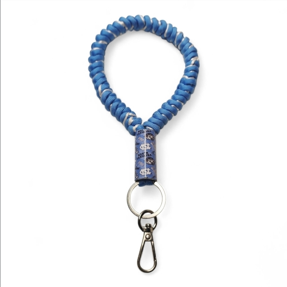 North Carolina Tar Heels Wrist Lanyard Fob Keychain For Keys & Accessories NCAA
